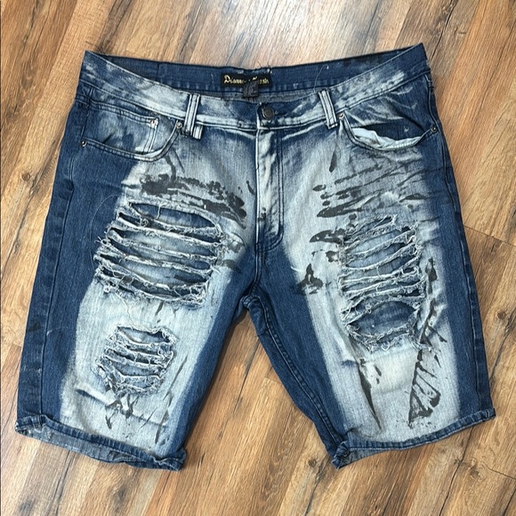 Diamond Stash Men's Distressed Shorts 42‎ - Picture 1 of 7